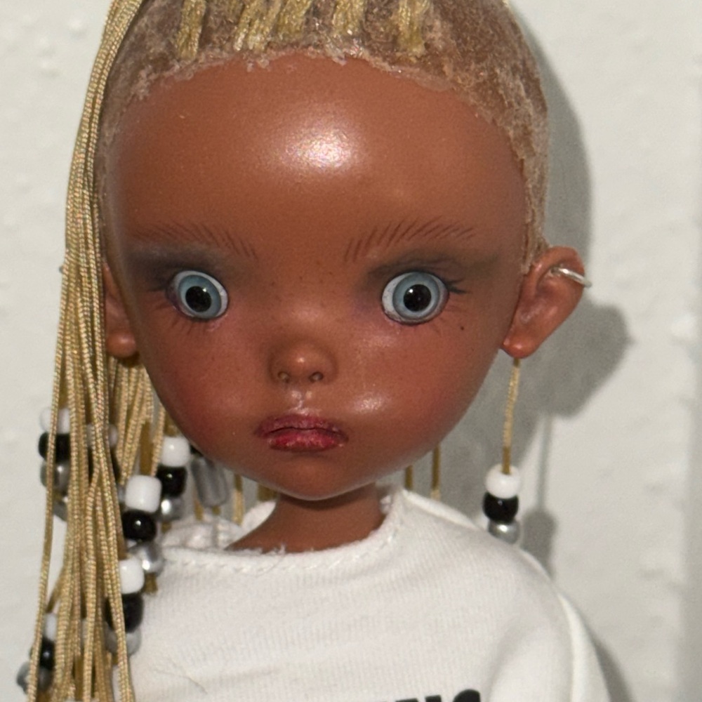Jacoosun recast BJD Doll with Beaded Hair
